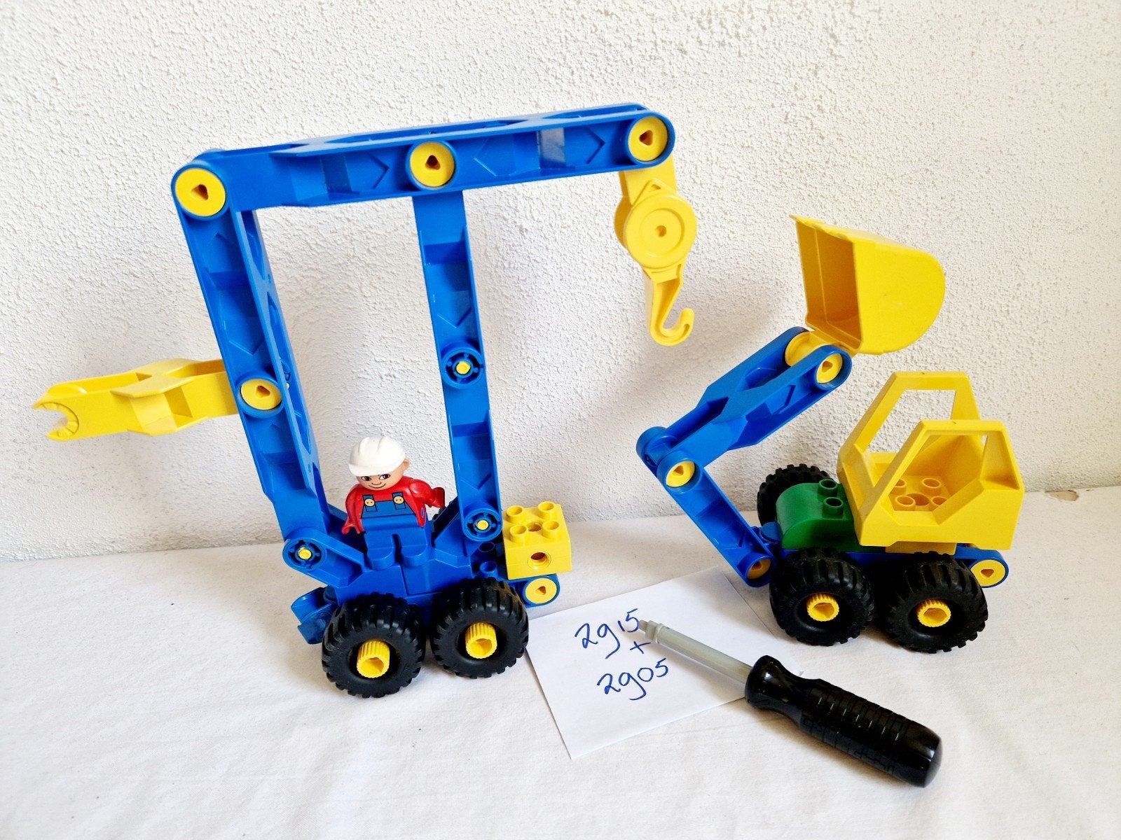 Technisch Duplo toolo set 2905 + 2915 compl, Ophalen of Verzenden, Gebruikt, Complete set, Duplo