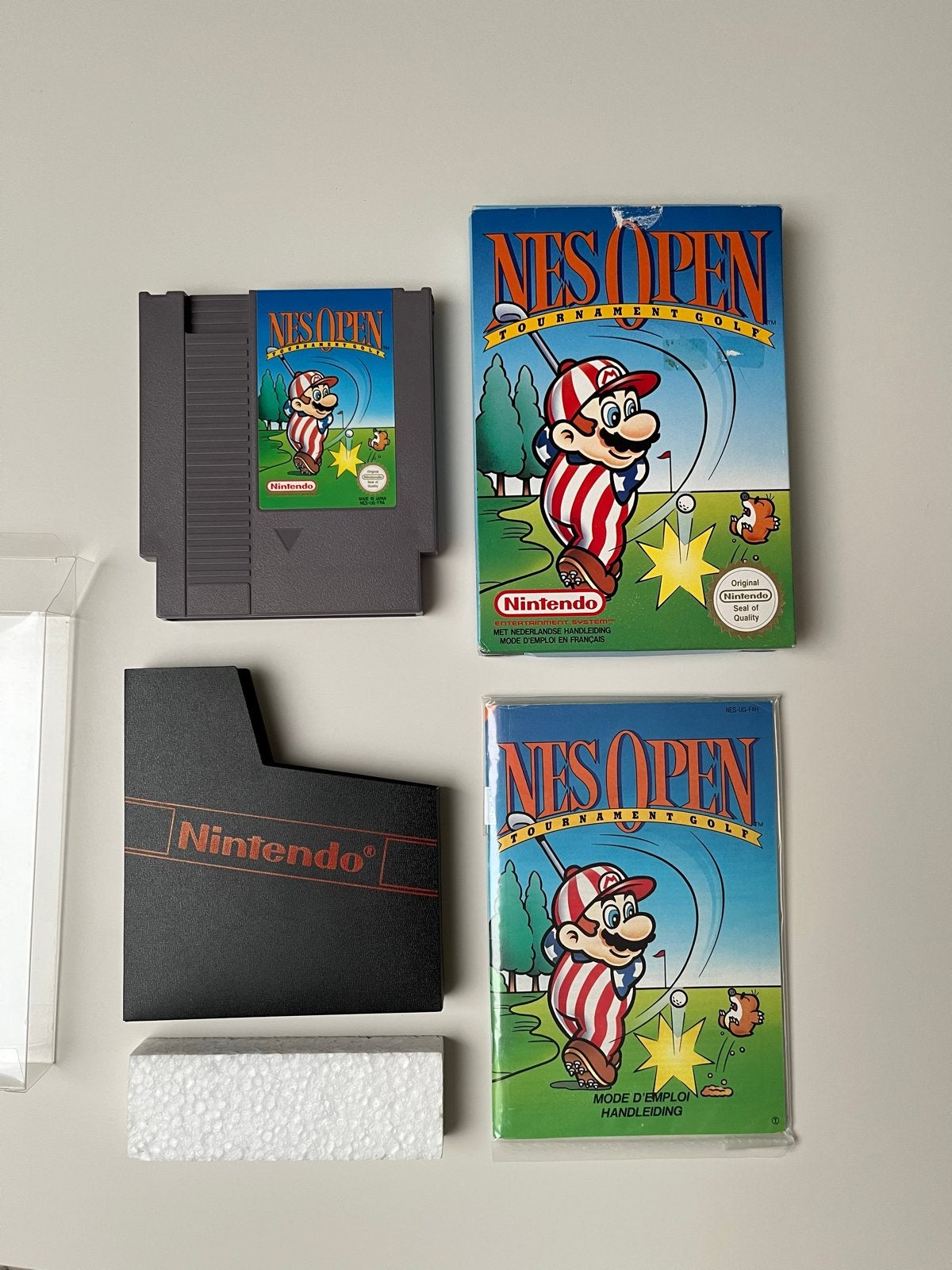 NES Open Tournament Golf (Compleet in doos), 1 speler, Ophalen of Verzenden, Zo goed als nieuw, Vanaf 3 jaar