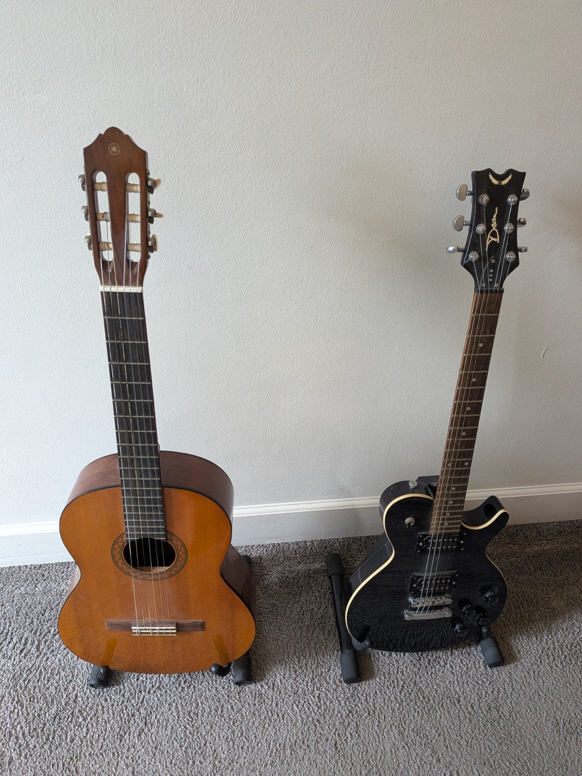 dean Evo en Yamaha C-40 klassieke gitaar, Ophalen, Solid body, Overige merken