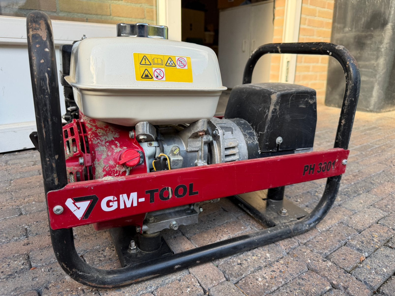 Aggregaat GM-Tool PH 3001 met honda GX160. 2.8Kw, Ophalen, Gebruikt, Minder dan 5 kVA, Benzine