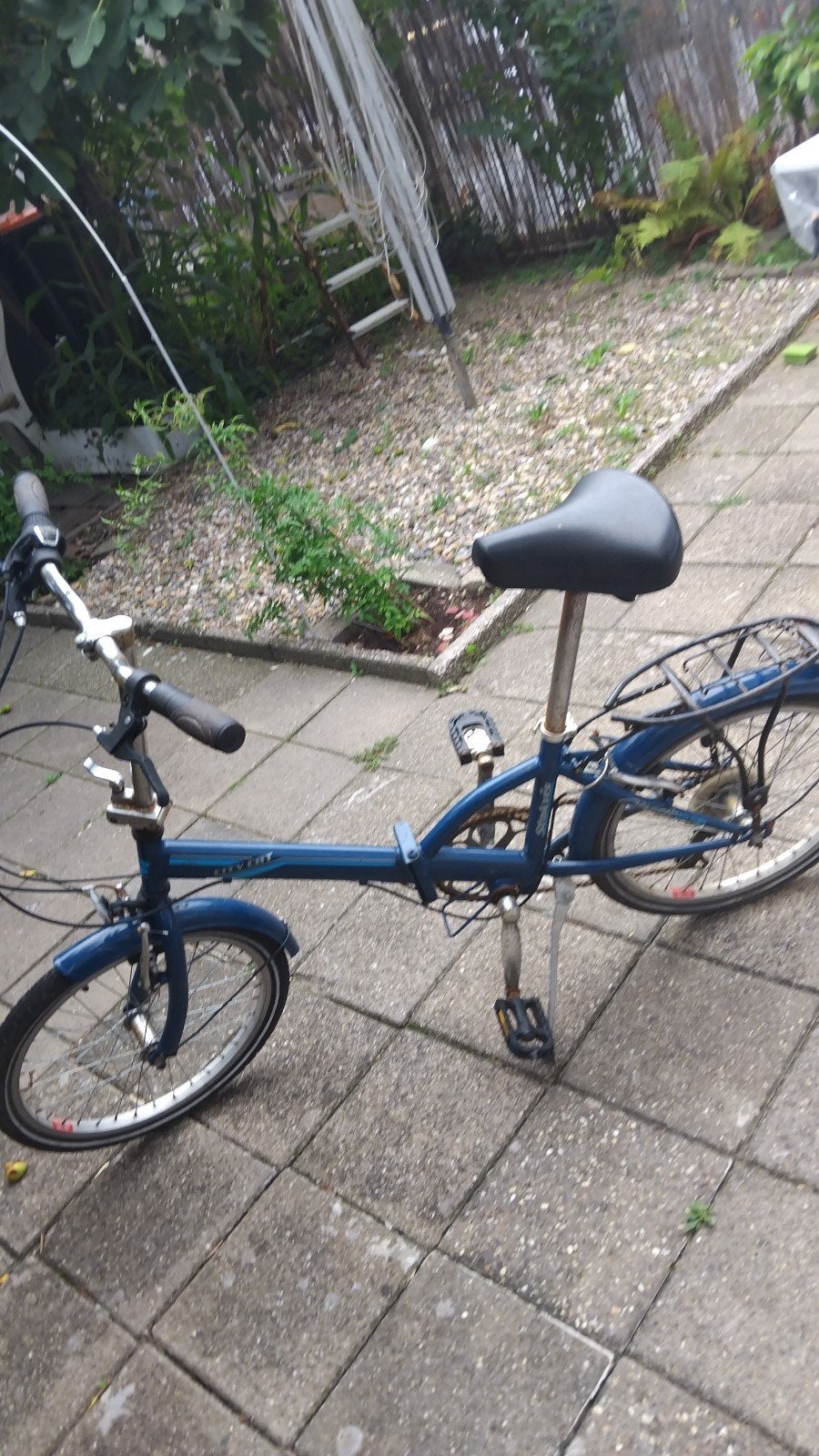 Opvouwbare fiets - Zeegroen - Remmen perfect, Fietsen en Brommers, Overige merken, Gebruikt, Minder dan 14 inch, Versnellingen