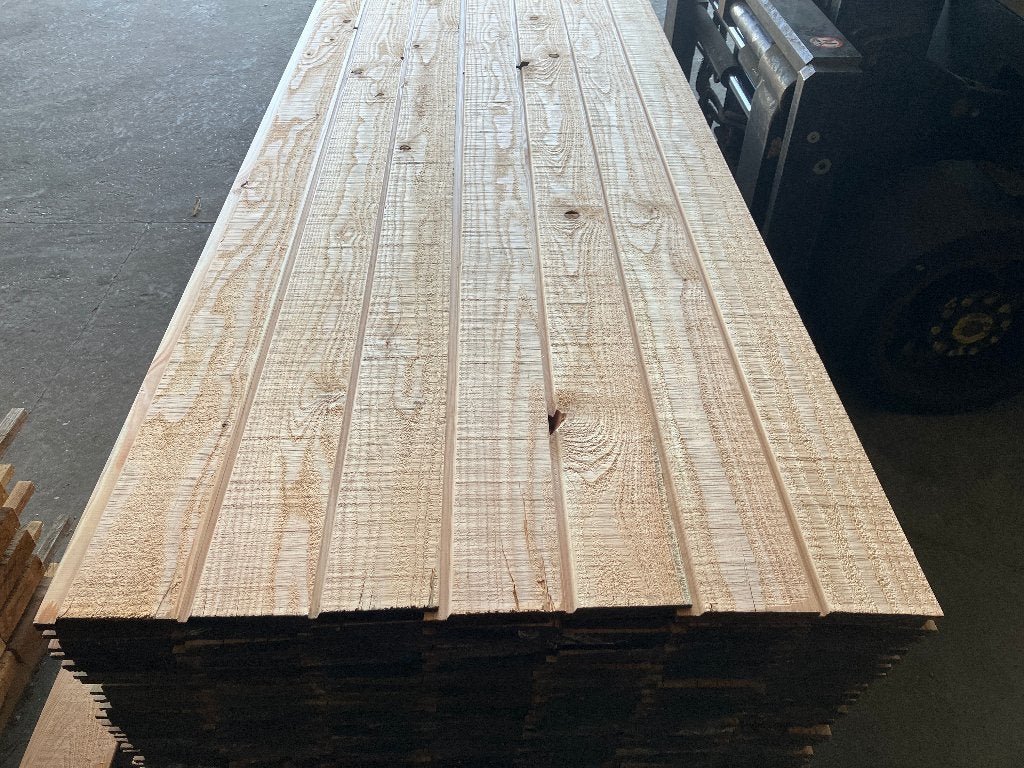 rabatdelen-planken-schutting-Douglas/Lariks-20x125 mm-€ 28m2, Ophalen, Planken, Nieuw, Hardhout