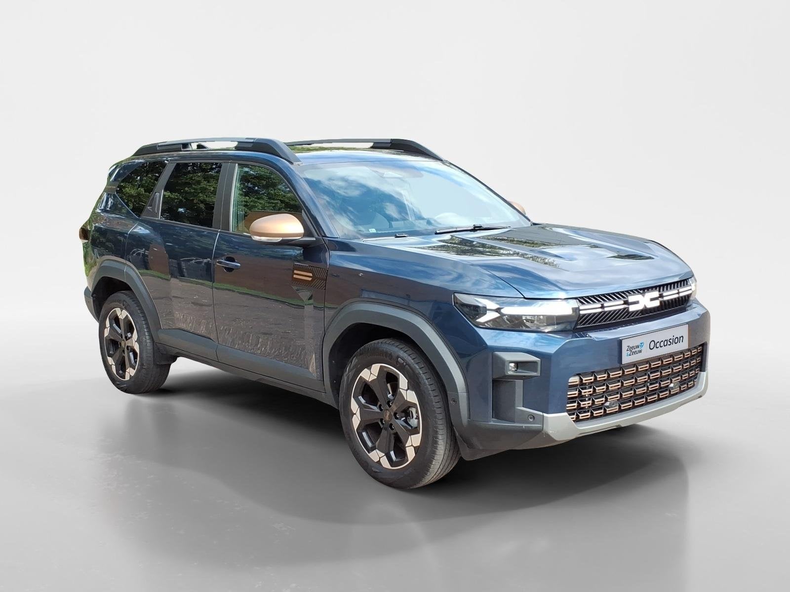 Dacia Bigster 1.8 Hybrid 155 Extreme Automaat | Elct.Schuifd, Auto's, Gebruikt, Blauw, Bedrijf, 1000 kg