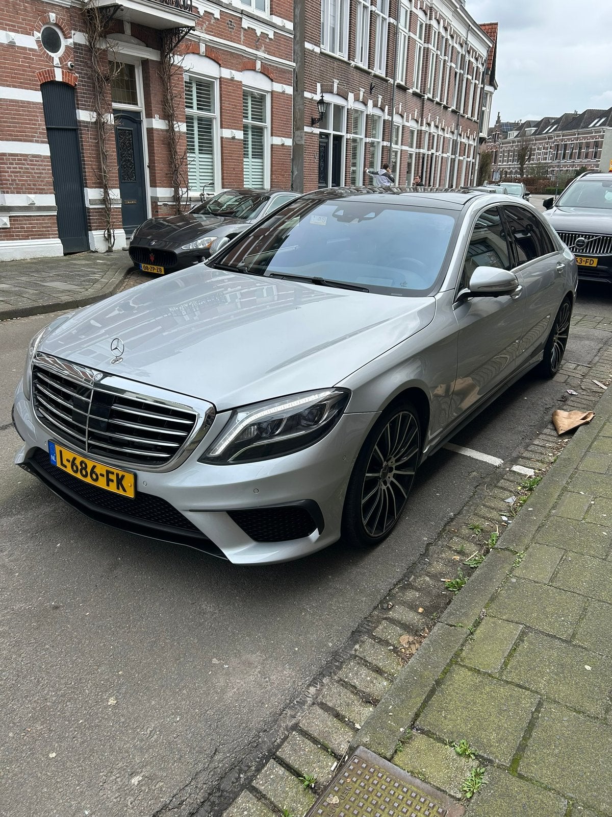 Mercedes-Benz S-Klasse 500 455pk Lang 7-G Tronic Plus 2014, Auto's, 4 stoelen, Vierwielaandrijving, Adaptive Cruise Control, Sedan