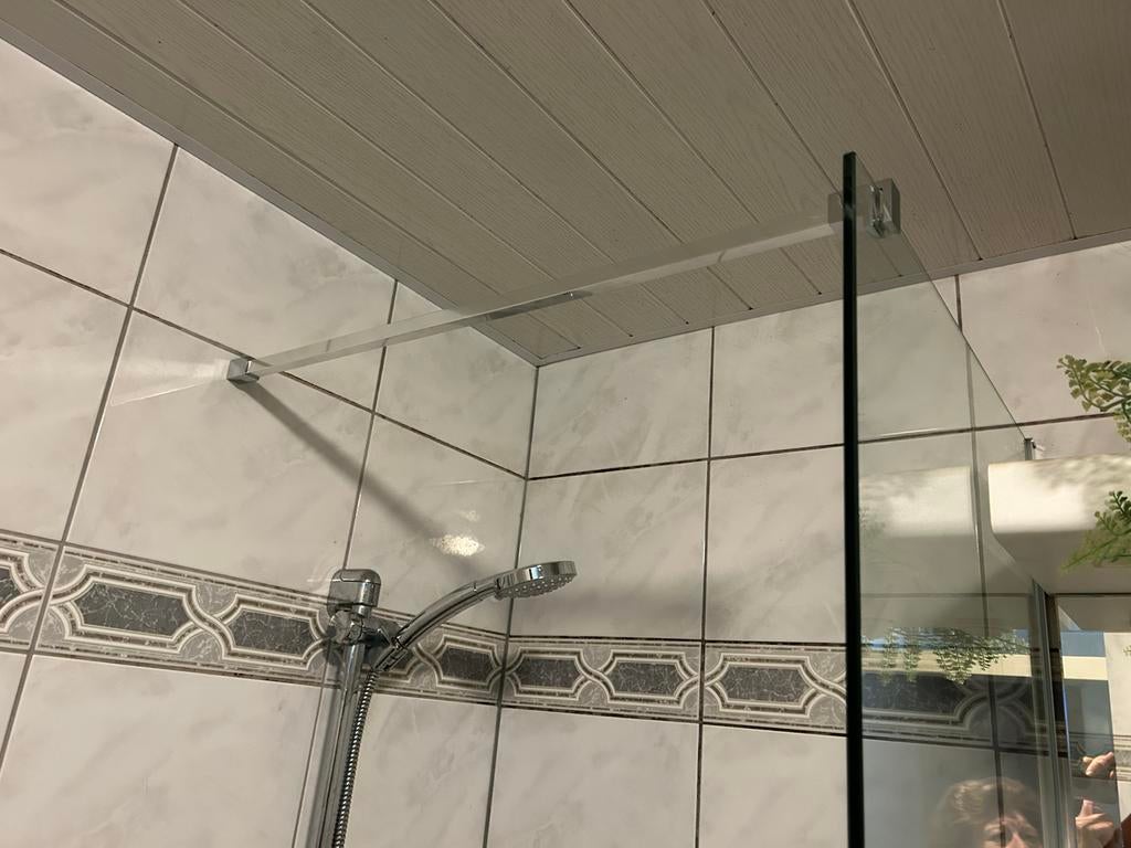 Zo goed als nieuwe douchewand., Huis en Inrichting, Ophalen, 200 cm of meer, Overige typen, 50 tot 100 cm
