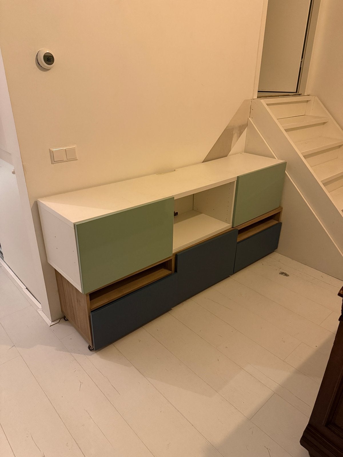 IKEA Kastje - 2-delig met wieltjes (180x41.5x82cm), Ophalen, Gebruikt