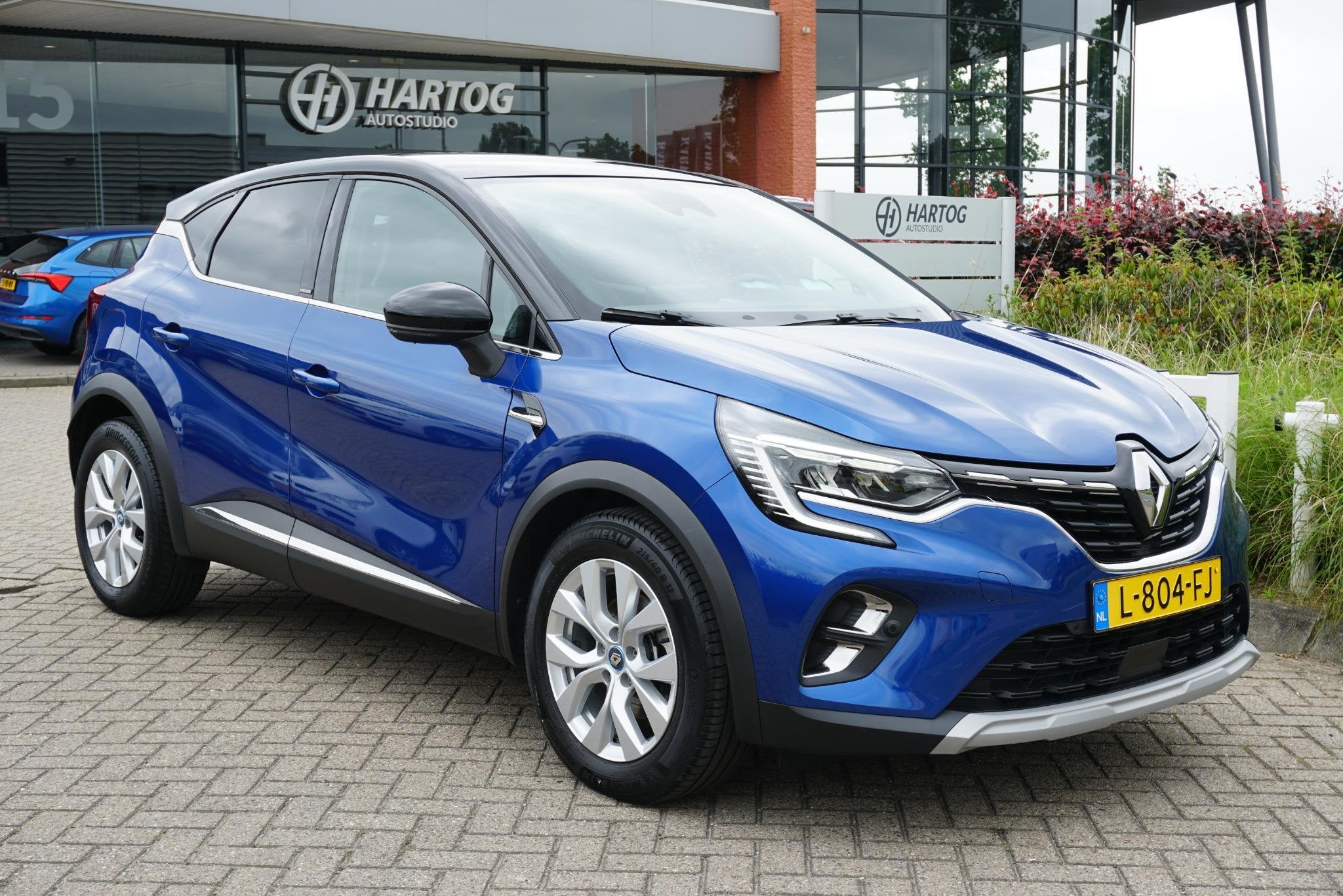 Renault Captur 1.6 E-Tech Plug-in Hybrid 160 Intens *DEALER, Auto's, Renault, Stof, Gebruikt, 4 cilinders, Blauw