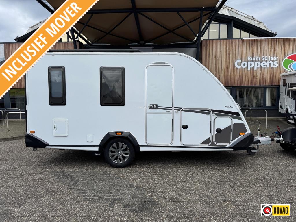 Knaus Sport & Fun Black Edition 480 QL 2021 MOVER +, Caravans en Kamperen, Caravans, Bedrijf, tot en met 3, 1000 - 1250 kg, Standaardzit