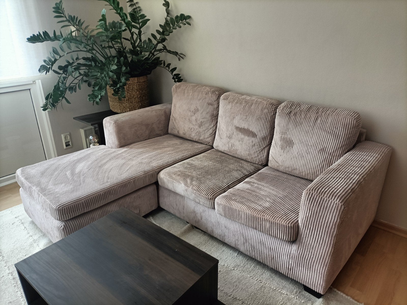 Comfortabele hoekbank - Zo goed als nieuw, Huis en Inrichting, Ophalen, Hoekbank, Driepersoons, 75 tot 100 cm