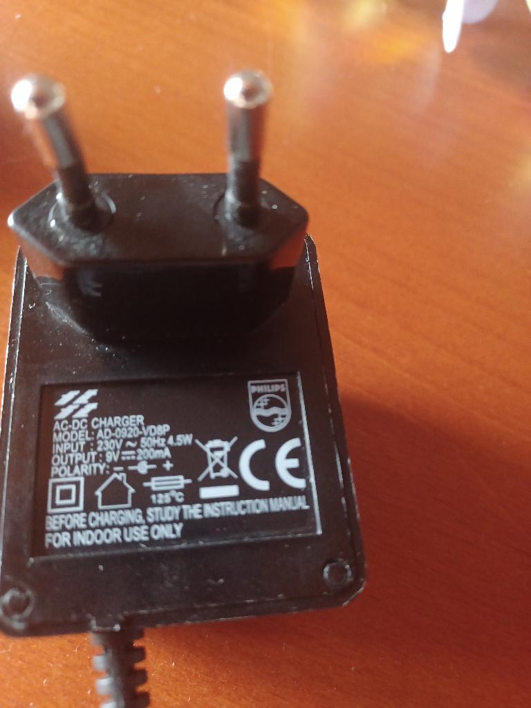 Philips Oplader 9 Volt - Model AD-0920-VD8P, Ophalen of Verzenden, Zo goed als nieuw