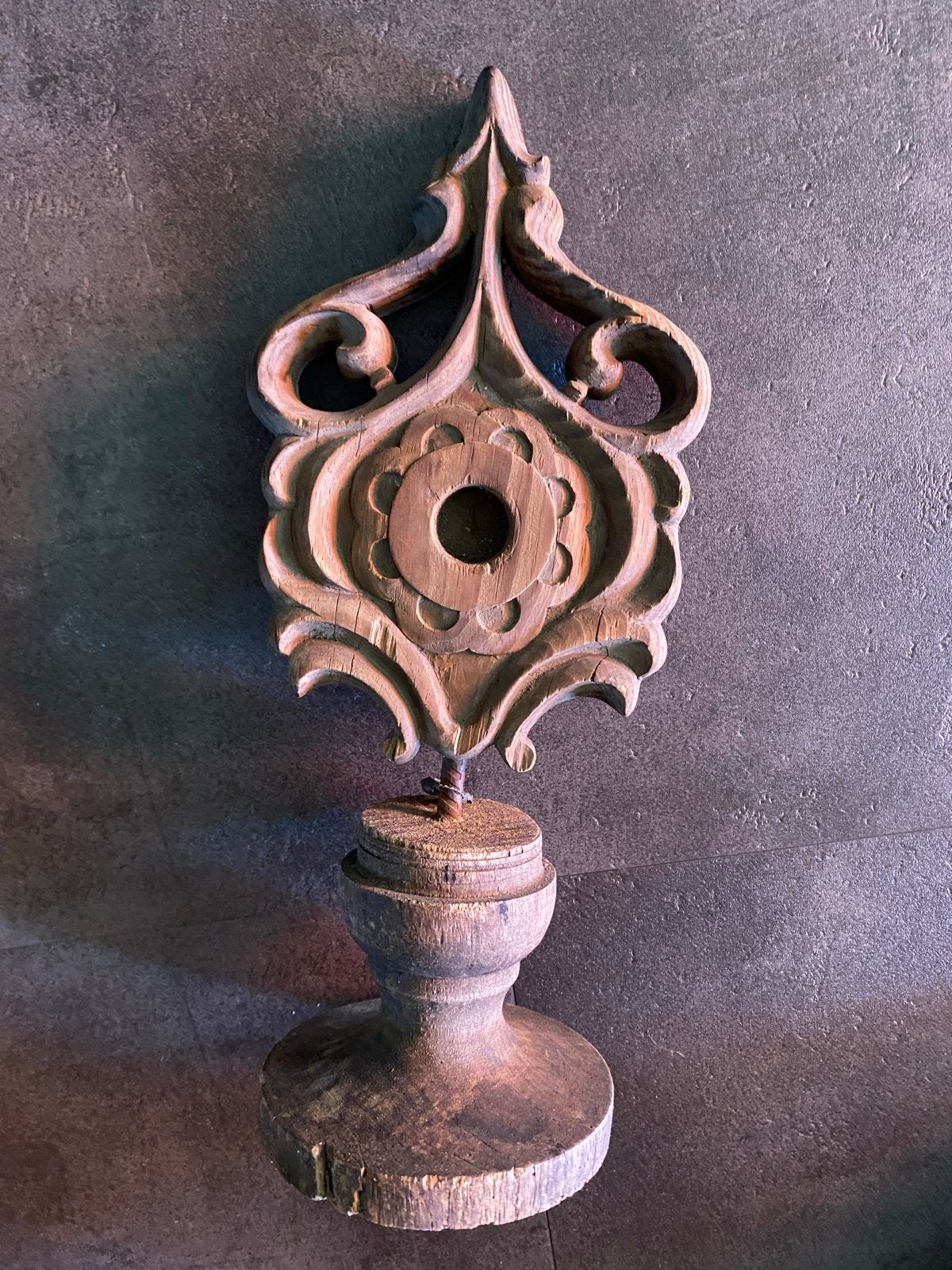 Decoratief Houten Ornament op Voet Hoffz, Huis en Inrichting, Ophalen of Verzenden, Zo goed als nieuw, Hout, Landelijk