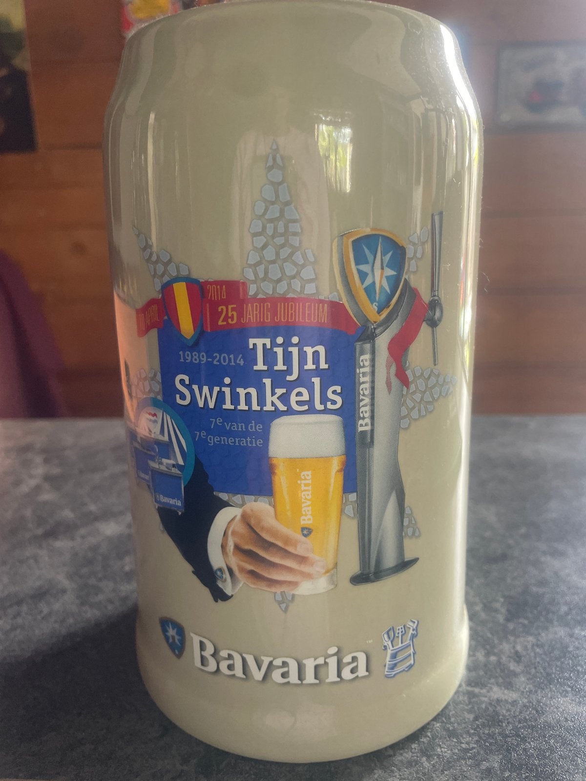 Bavaria Bierpul Tijn Swinkels 25 Jaar Jubileum 1989-2014, Ophalen, Nieuw, Pul(len), Bavaria
