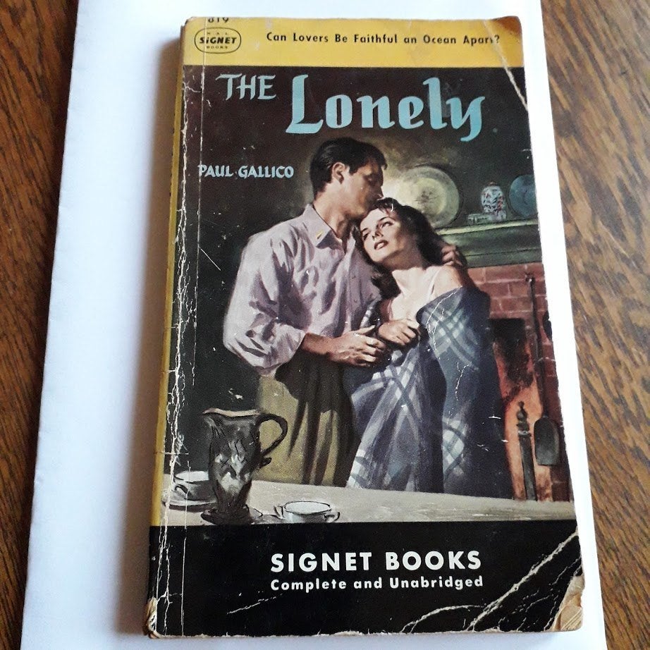 Paul Gallico, The Lonely. Liefdesdrama 1950 / Signet books, Boeken, Gelezen, Paul Gallico, Ophalen of Verzenden, Fictie