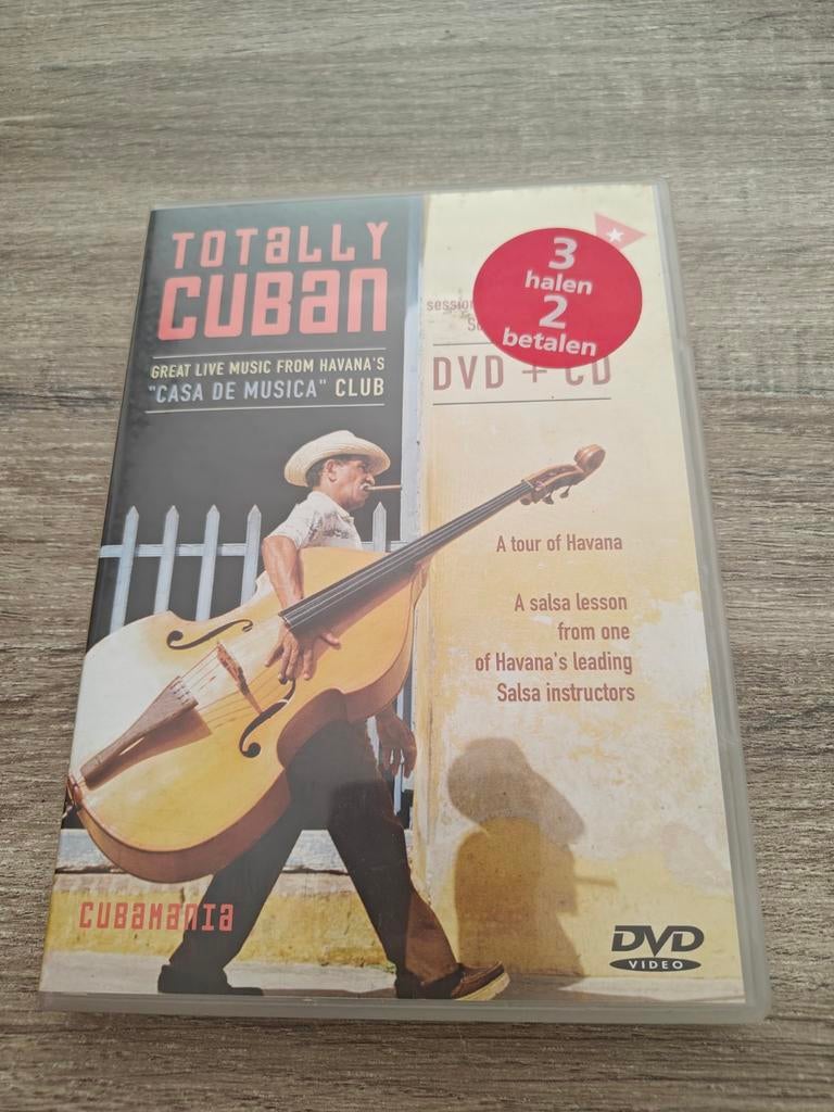 Totally Cuban DVD + CD - Live muziek en salsa les, Alle leeftijden, Ophalen of Verzenden, Zo goed als nieuw, Muziek en Concerten