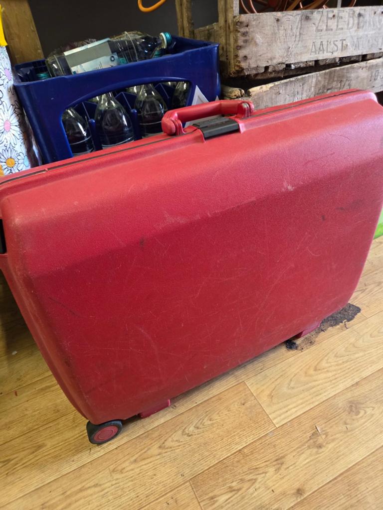 Grote koffer Samsonite, Sieraden, Tassen en Uiterlijk, Koffers, Ophalen, Gebruikt, Hard kunststof, Slot