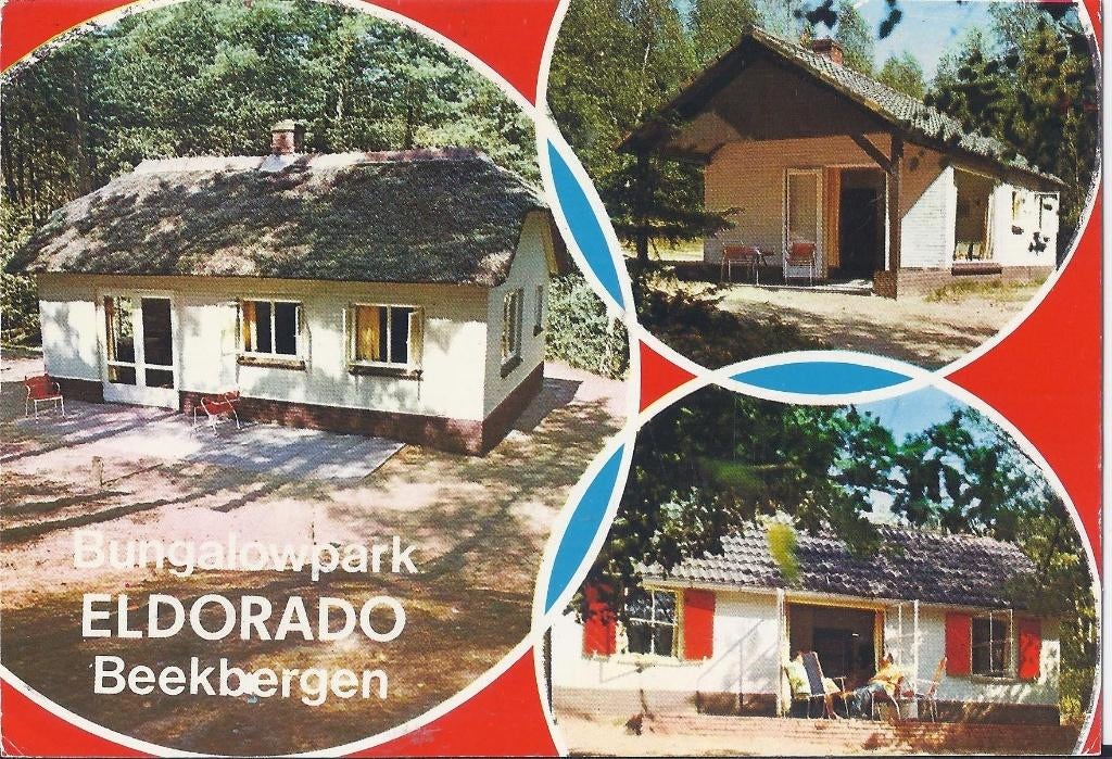D8 Gelopen Ansichtkaart Beekbergen Bungalowpark Eldorado, Ophalen of Verzenden, 1980 tot heden, Gelopen, Gelderland