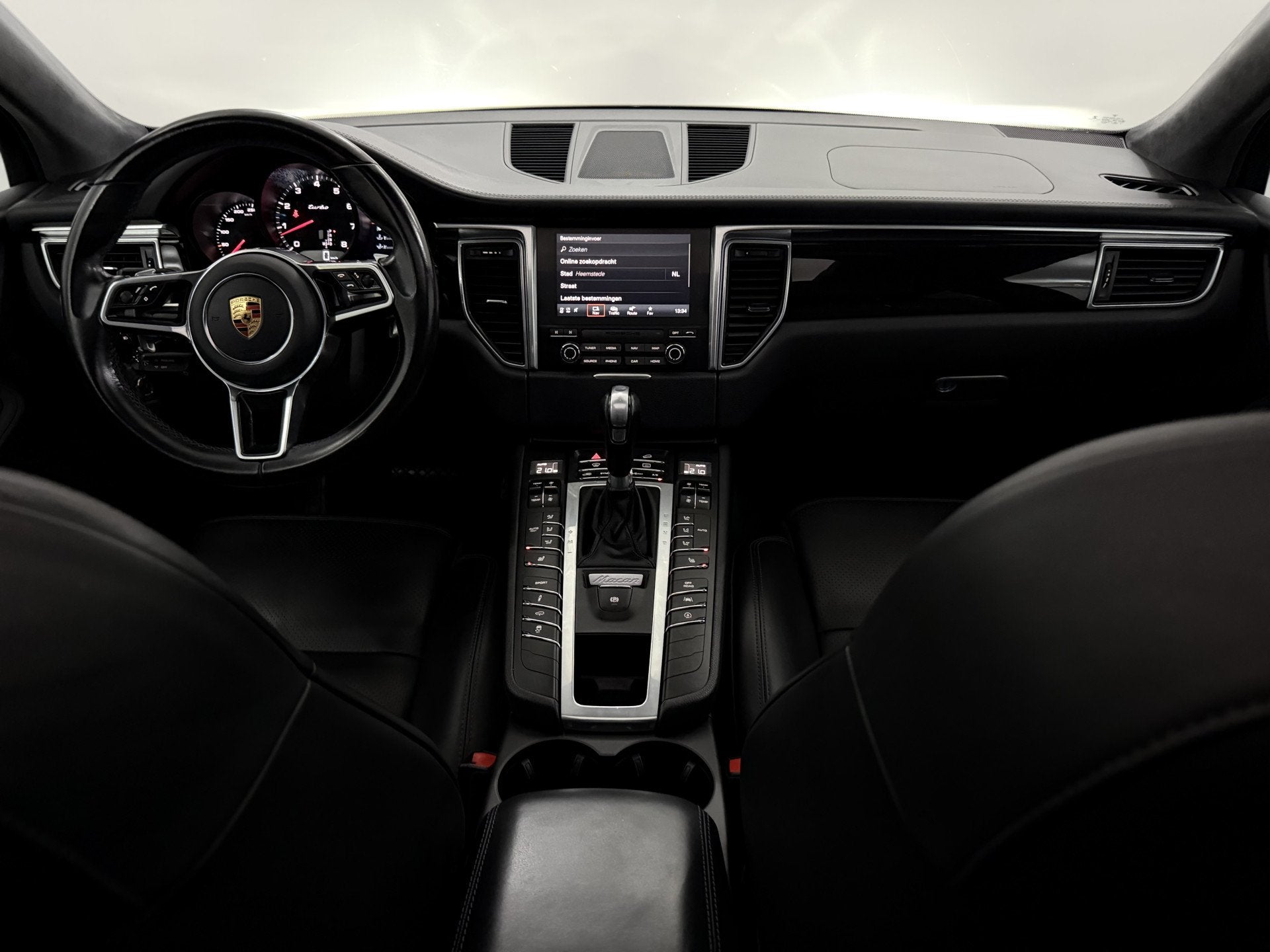Porsche Macan 3.6 Turbo Panoramadak, Camera, Navi, Leder Bos, Auto's, Porsche, Automaat, Gebruikt, Euro 6, Vierwielaandrijving