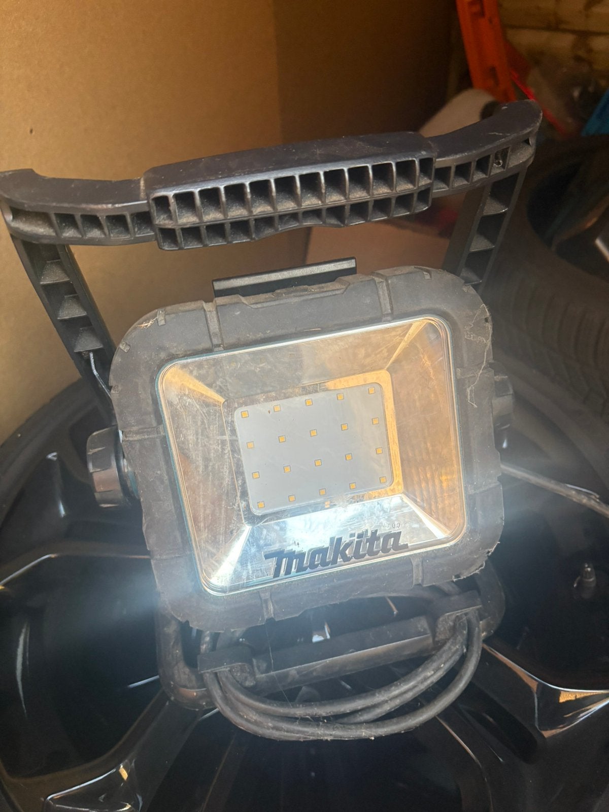 Makita bouwlamp, Doe-het-zelf en Verbouw, Bouwverlichting, Ophalen of Verzenden, Zo goed als nieuw, Minder dan 50 watt, Lamp