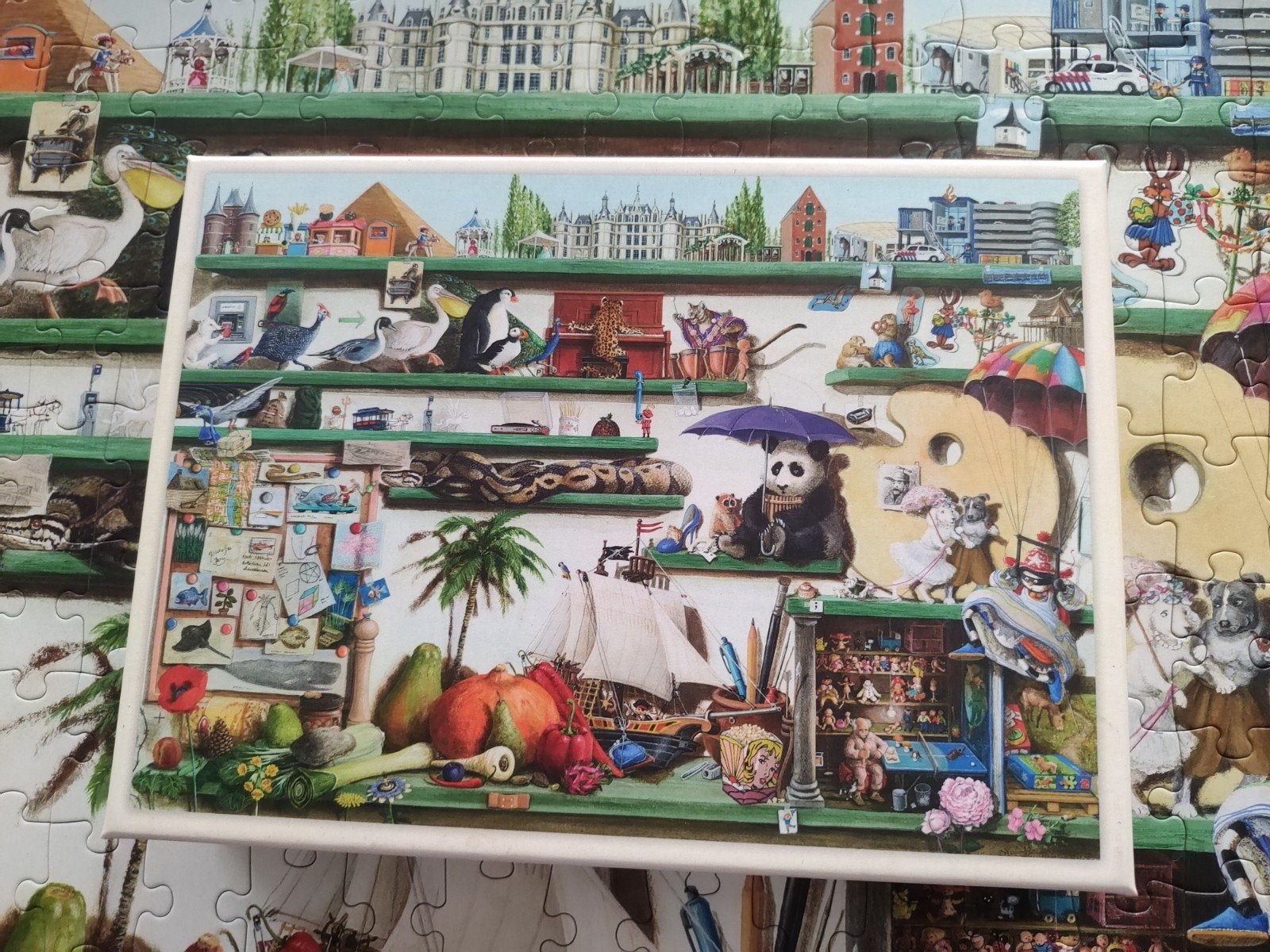 Bekking & Blitz puzzel 200 stukjes Alfabet letter P, Ophalen of Verzenden, Minder dan 500 stukjes, Zo goed als nieuw