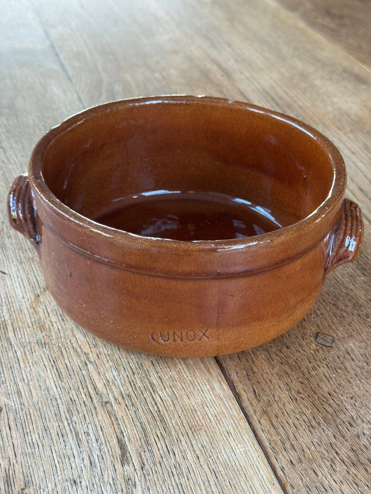 Vintage Unox soepschaal / soepterrine / pan / ovenschaal, Ophalen of Verzenden, Gebruikt