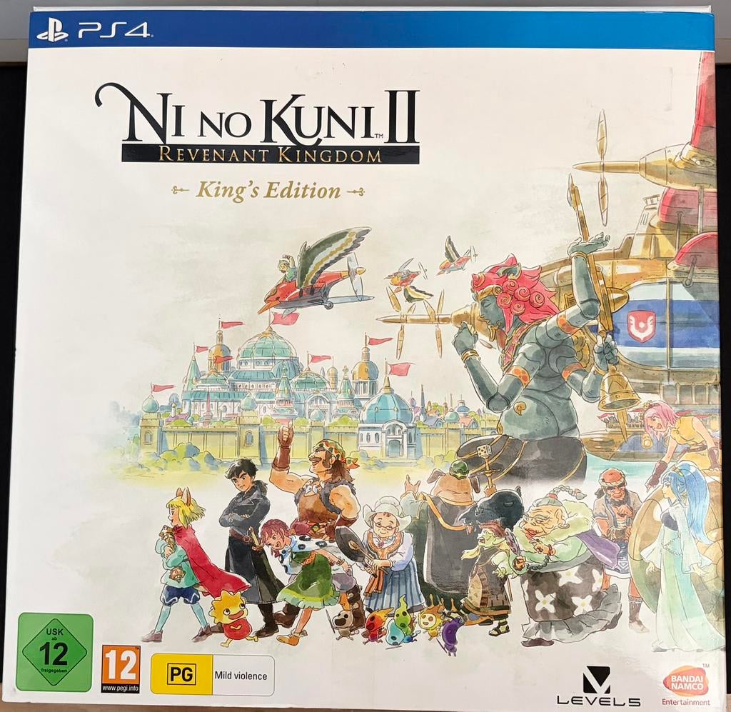 Nino kuni 2: kings edition (colectors edition) - ps4, Avontuur en Actie, 1 speler, Ophalen of Verzenden, Zo goed als nieuw