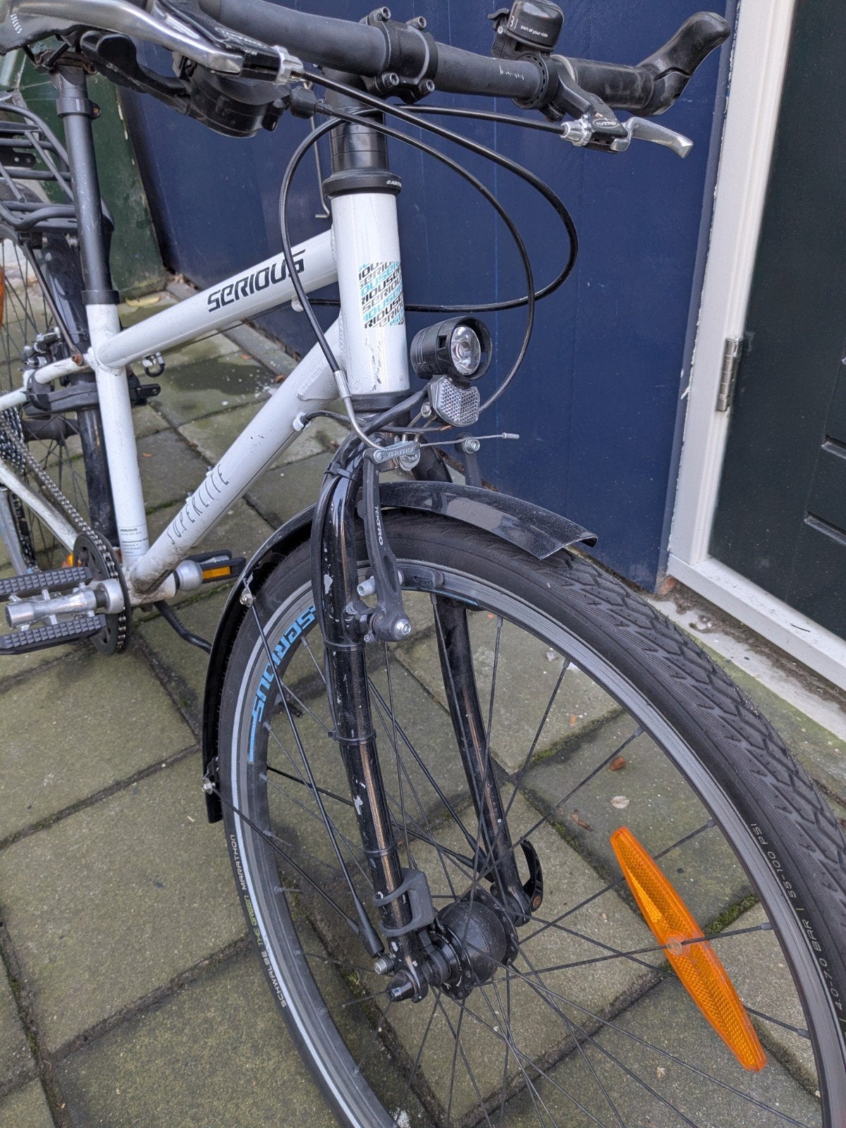 Serious Lite 26 inch hybride fiets - ideaal voor fietsvakan, Minder dan 10 versnellingen, Gebruikt, 26 inch, Velgrem