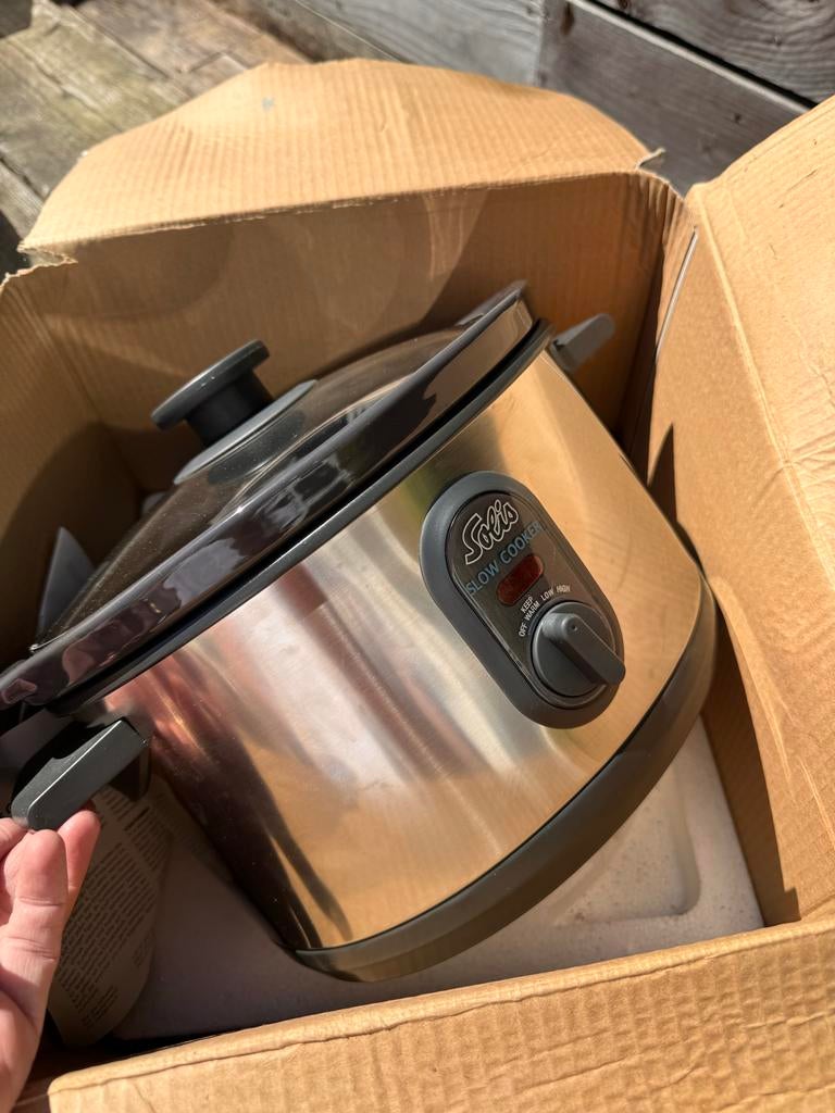 Nieuwe Solis Slow Cooker - Ongebruikt in originele doos, Ophalen of Verzenden, Nieuw