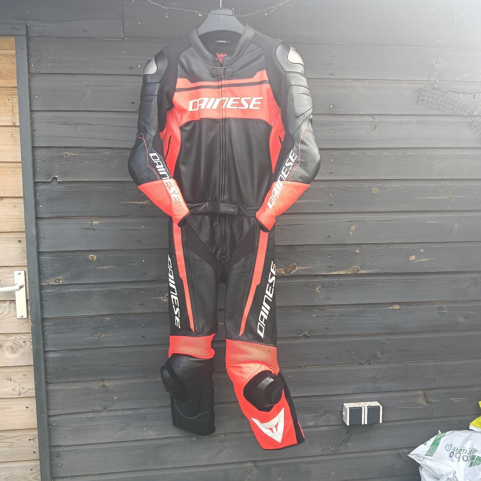 Dainese mistel lederen combi motorpak maat 50, Motoren, Dainese, Ophalen of Verzenden, Tweedehands, Heren
