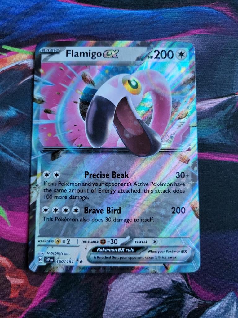 Flamigo EX - Surging Sparks #160/191, Ophalen of Verzenden, Zo goed als nieuw