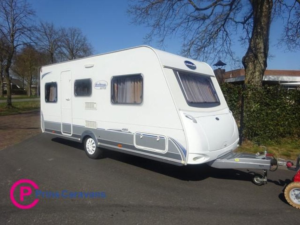 Caravelair Ambiance 450 Enkele Bedden+Mover, Rondzit, Bedrijf, Schokbreker, 4 tot 5 meter