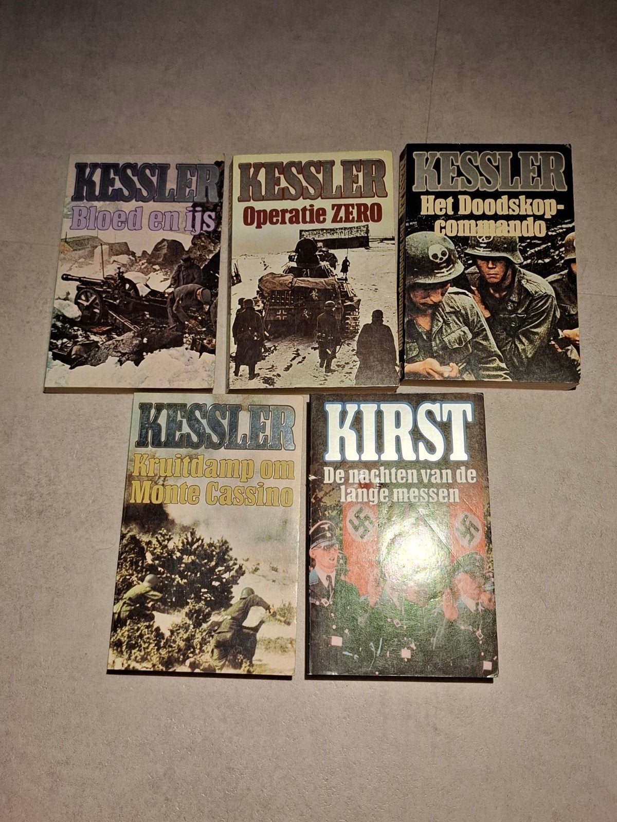5x Leo Kessler / Hans Hellmut Kirst WOII boeken, Boeken, Ophalen of Verzenden, Algemeen, Leo Kessler, Hans Hellmut Kirst, Tweede Wereldoorlog