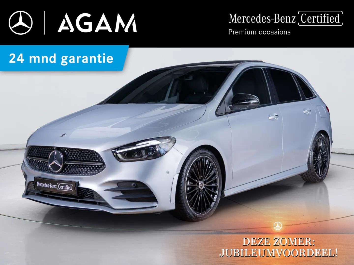 Mercedes-Benz B-Klasse 180 AMG Line Panoramadak | Star Editi, Auto's, Gebruikt, 4 cilinders, Origineel Nederlands, Bedrijf