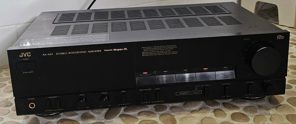 JVC AX-444 Dynamic Super A 2x75 watt Made in Japan,garantie!, Overige merken, Gebruikt, Ophalen of Verzenden, 60 tot 120 watt