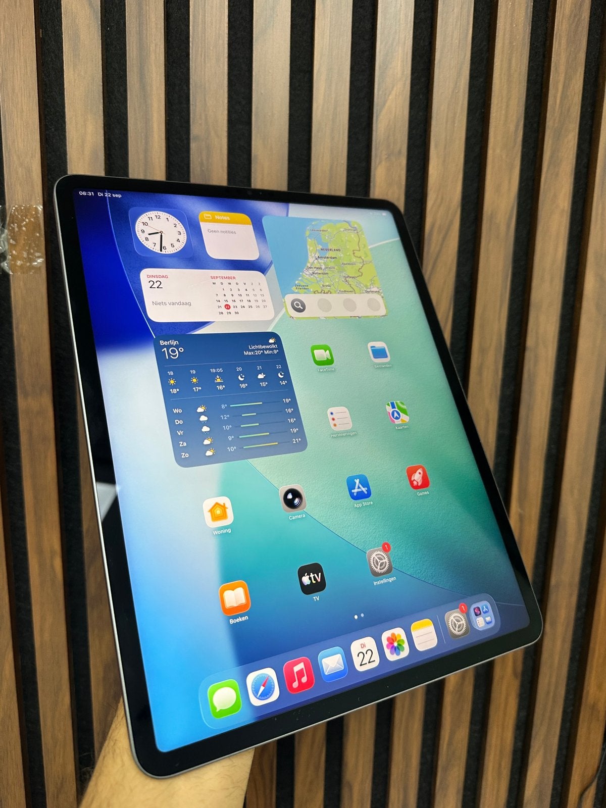 iPad Pro 12.9 5e Gen 2021 128GB Space Gray | 100% batterij, Apple iPad, 12 inch, Ophalen of Verzenden, Zo goed als nieuw