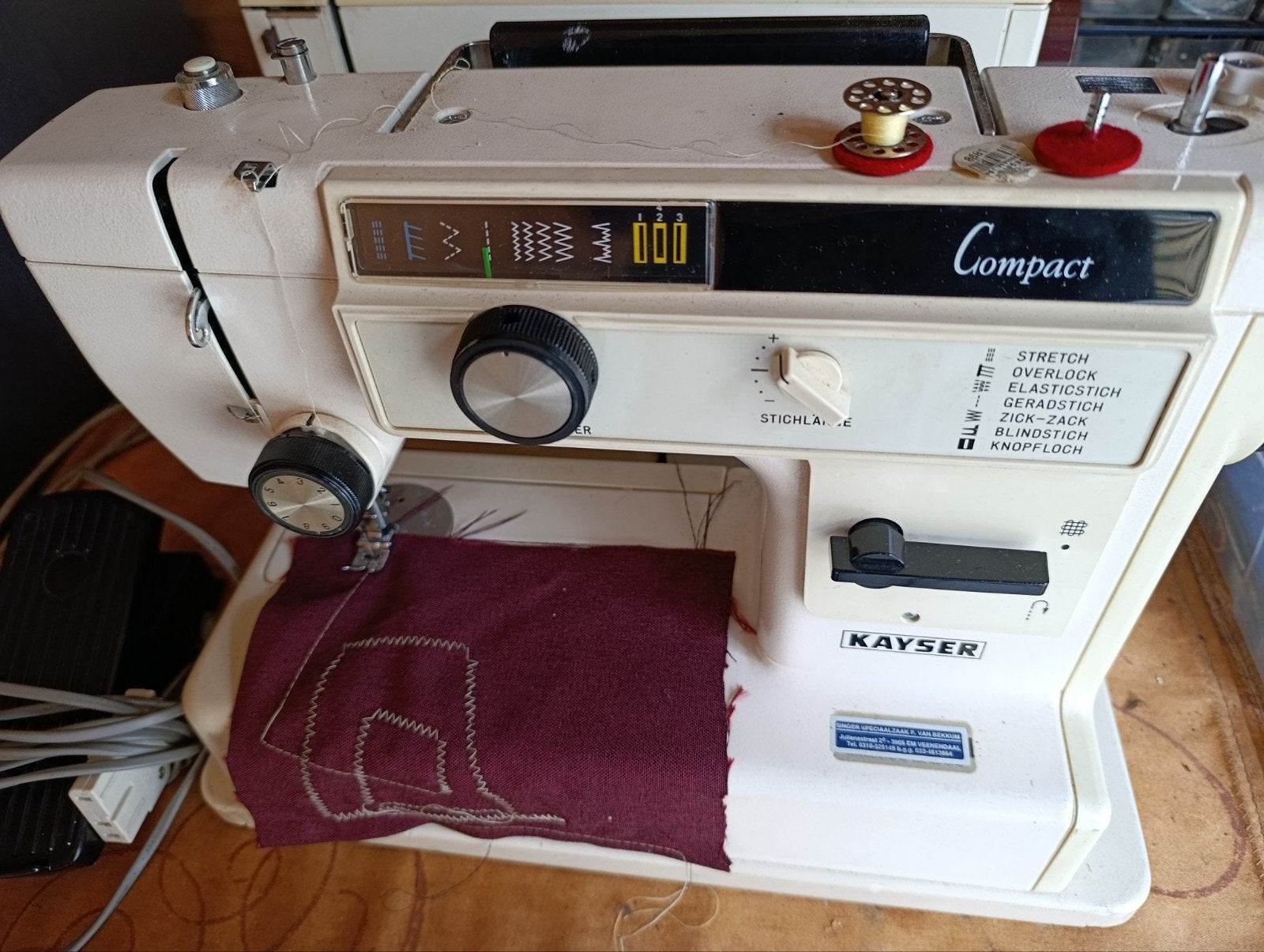 Kayser (Pfaff) naaimachine, Hobby en Vrije tijd, Naaimachines en Toebehoren, Ophalen of Verzenden, Gebruikt, Naaimachine, Pfaff