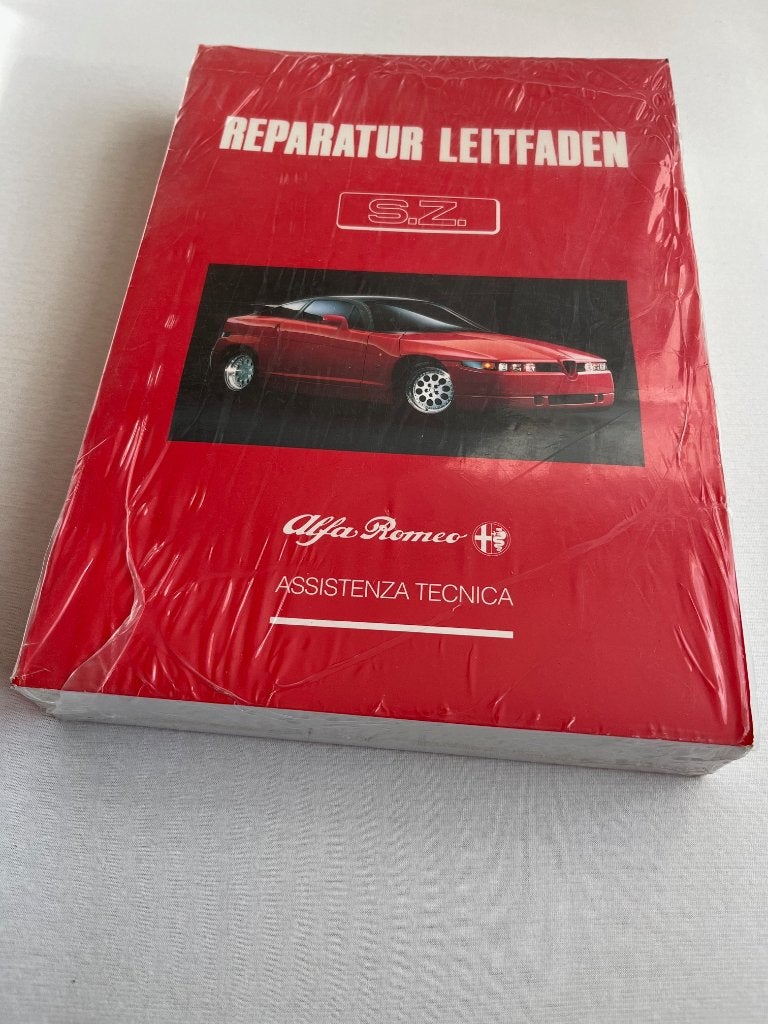 Alfa Romeo SZ werkplaats handboek (Duits), Auto diversen, Ophalen of Verzenden