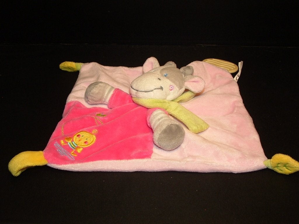 NICOTOY KOE KNUFFELDOEK VELOURS ROZE/FUCHSIA MET, Verzenden, Nieuw, Overige typen