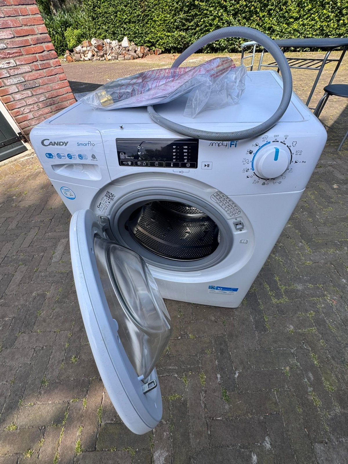 Candy was droog machine 2022, 6 tot 8 kg, Ophalen, Zo goed als nieuw, 85 tot 90 cm