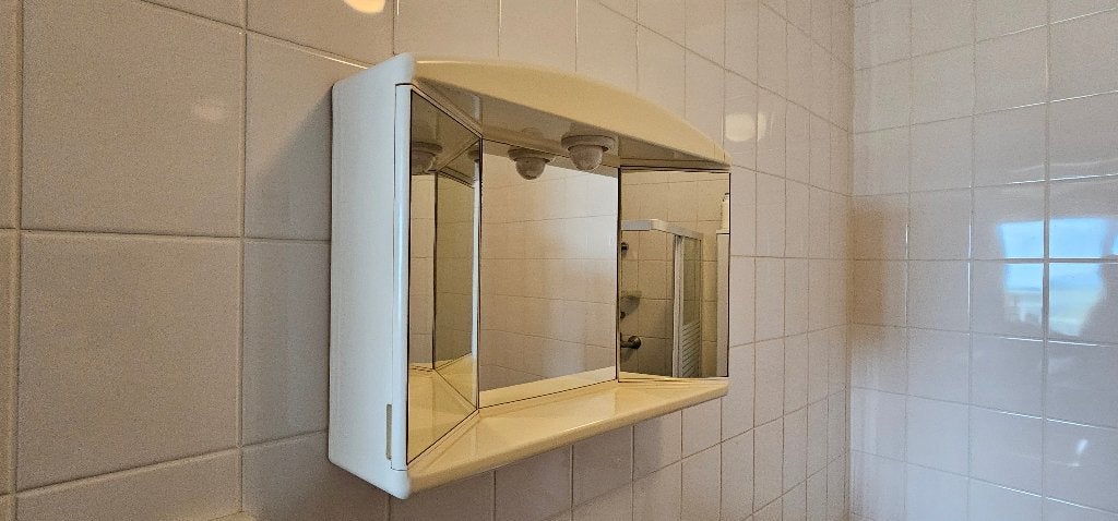 Vintage badkamerkast, Ophalen, (Half)hoge kast, Minder dan 50 cm, Gebruikt