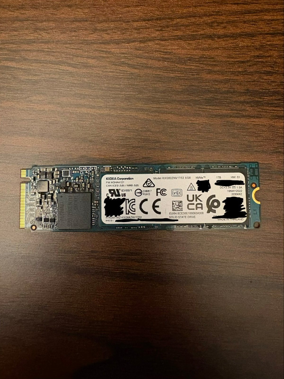 KIOXIA 1TB NVMe SSD - Snelle Interne Opslag, Intern, Server, SSD, Ophalen of Verzenden