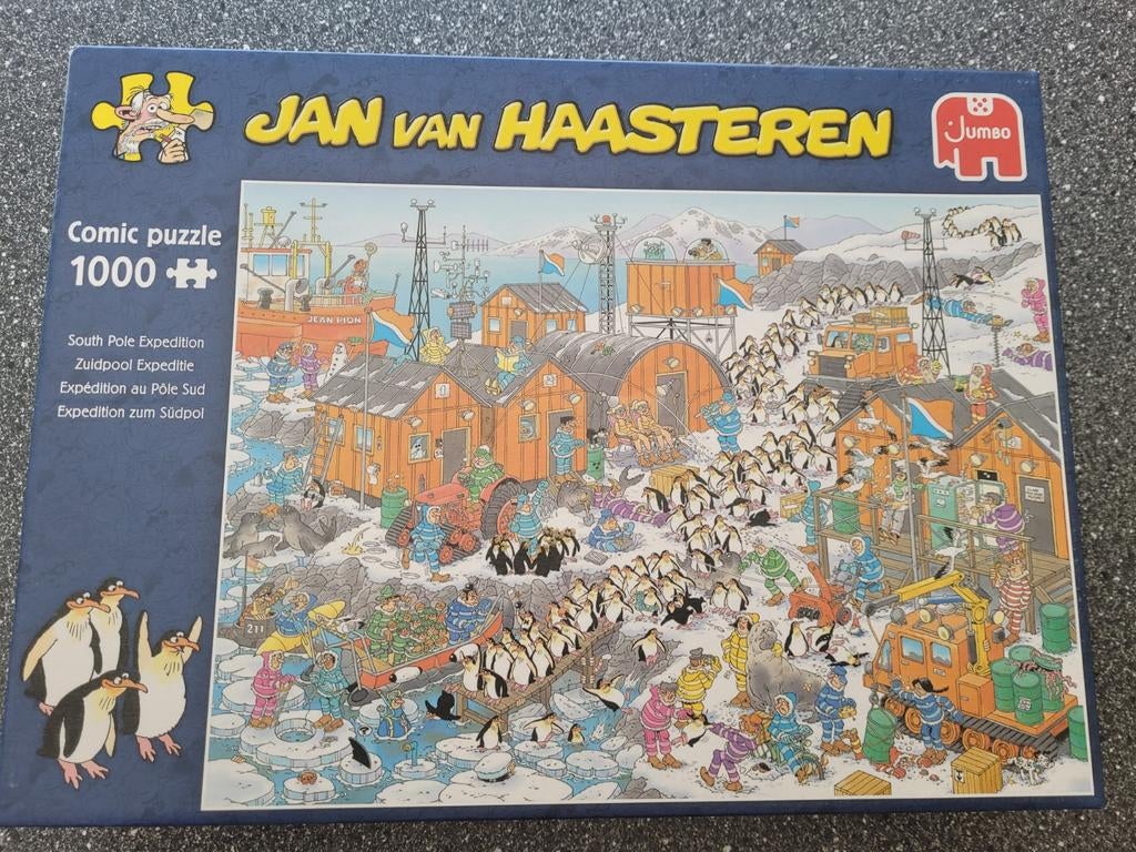 Jan van Haasteren Zuidpool Expeditie, Ophalen of Verzenden, 500 t/m 1500 stukjes, Zo goed als nieuw, Legpuzzel