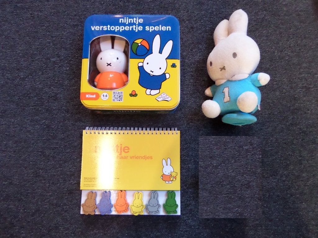 Nijntje set pakket (speelt verstoppertje, opdraai knuffel), Ophalen of Verzenden, Zo goed als nieuw, Overige typen