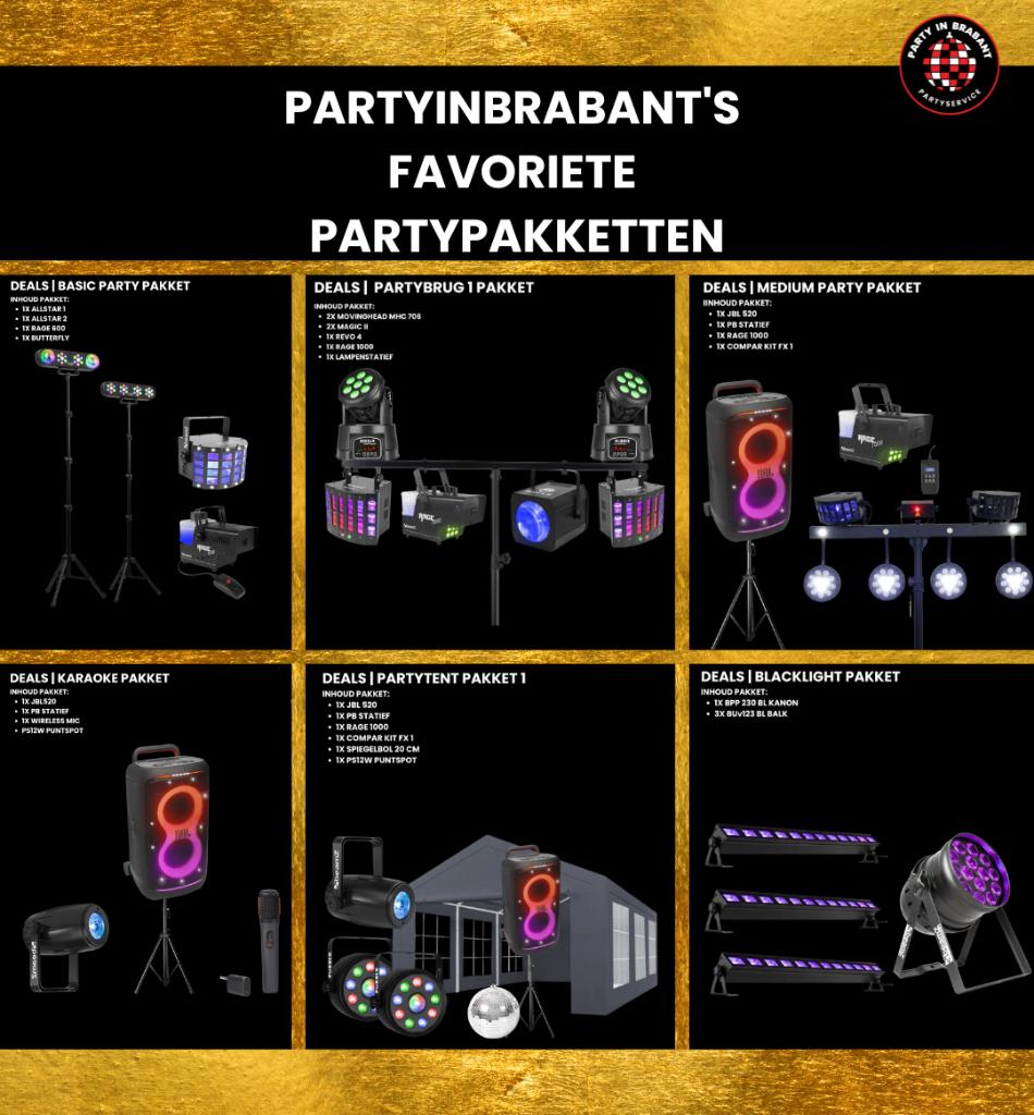 Feestartikelen Huren PIB | Licht, Rookmachine, JBL, DJs enz, Ophalen of Verzenden, Nieuw, Verjaardag