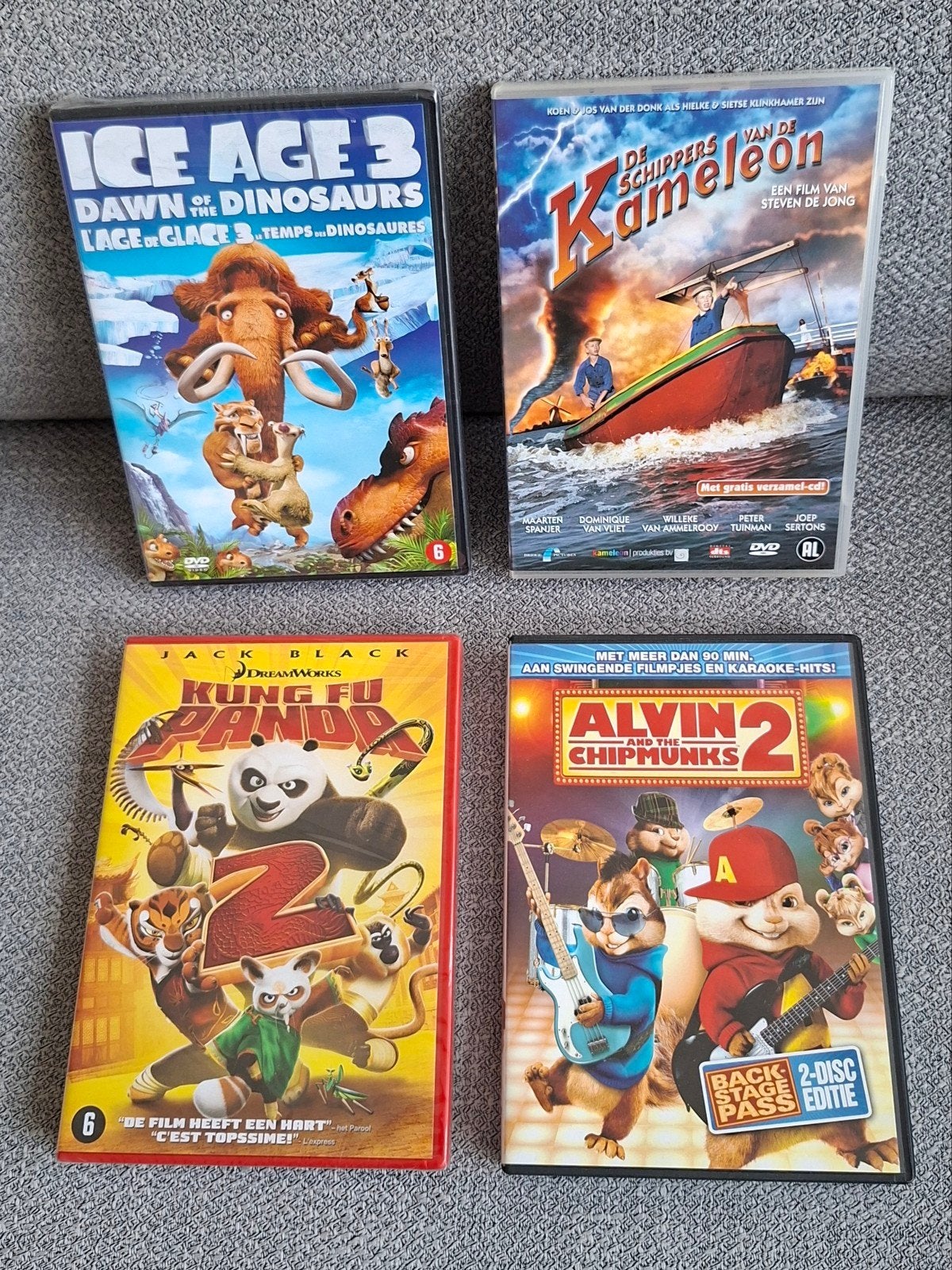 4 Verschillende Dvd's., Nederlands ondertiteld, Alle leeftijden, Overige typen, Nederlands