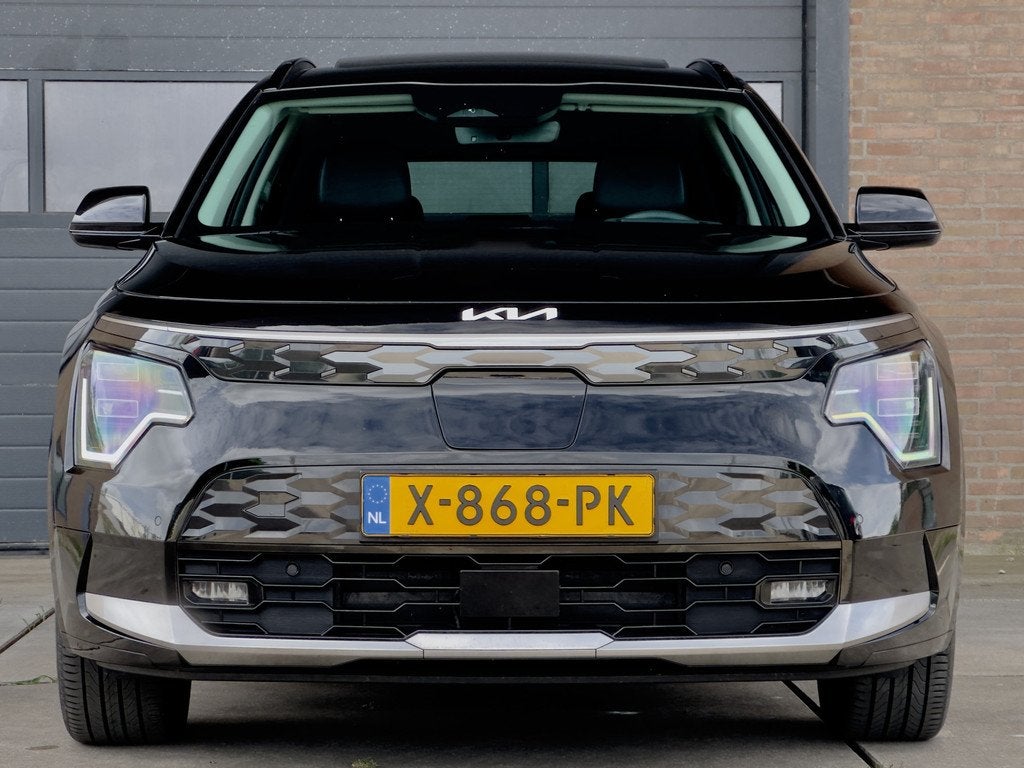 Kia Niro EV DYNAMICPLUSLINE 64.8KWH SOH 100% PANODAK LEDER N, Auto's, Kia, Gebruikt, 1657 kg, Zwart, Elektrisch