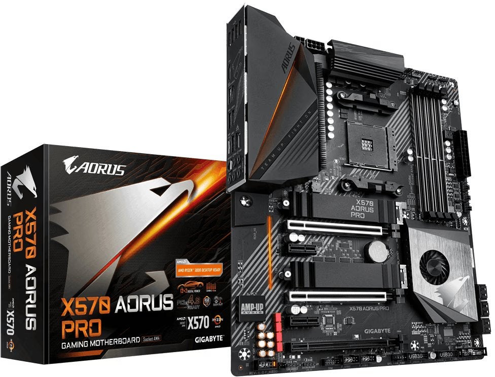 Gigabyte X570 AORUS PRO (rev. 1.0) DDR4 AM4, Computers en Software, Moederborden, DDR4, Ophalen of Verzenden, Zo goed als nieuw