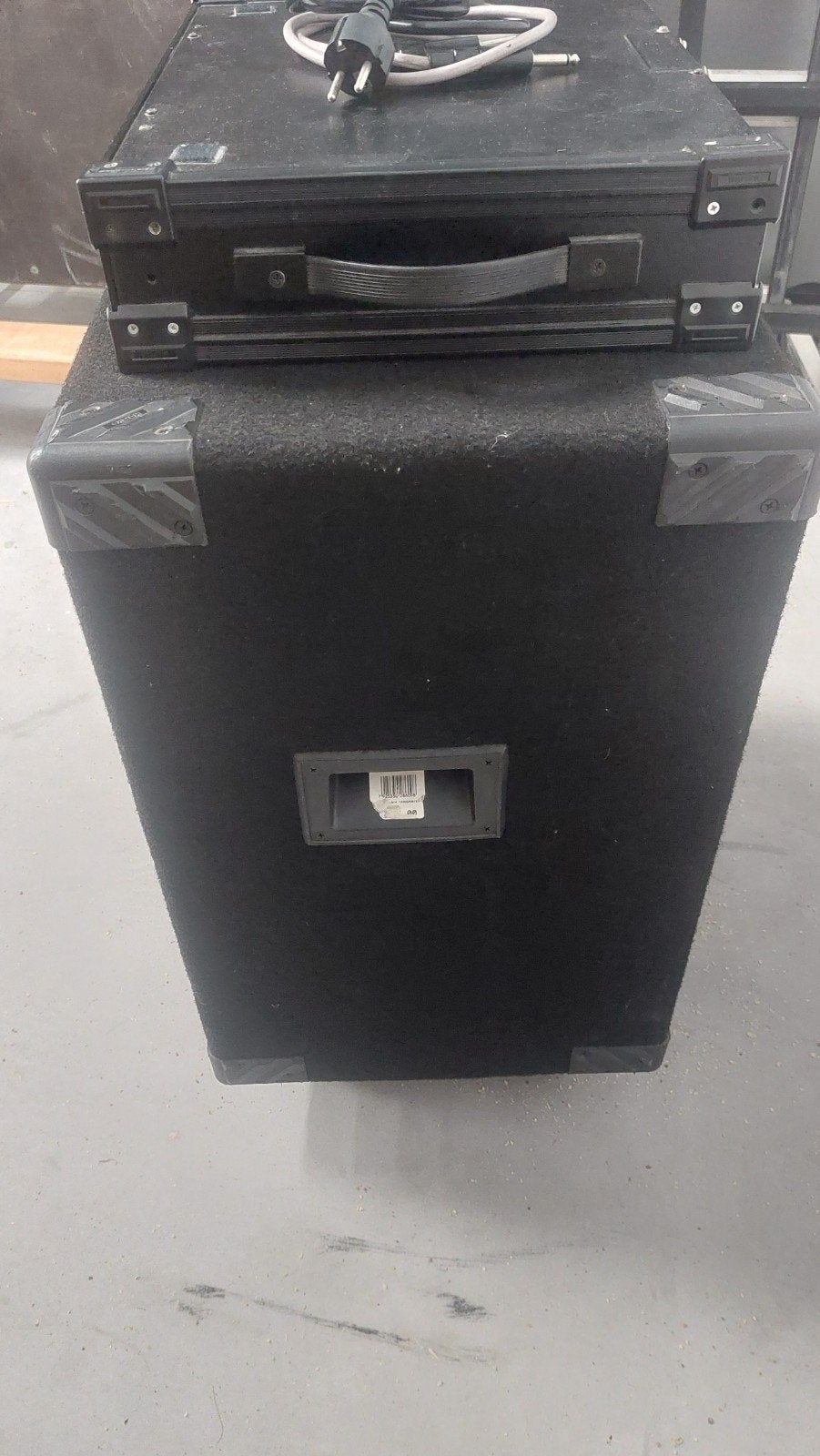 Hartke HA3500 basversterker met 4x10 Transporter cab, Ophalen of Verzenden, Gebruikt, Basgitaar, 100 watt of meer
