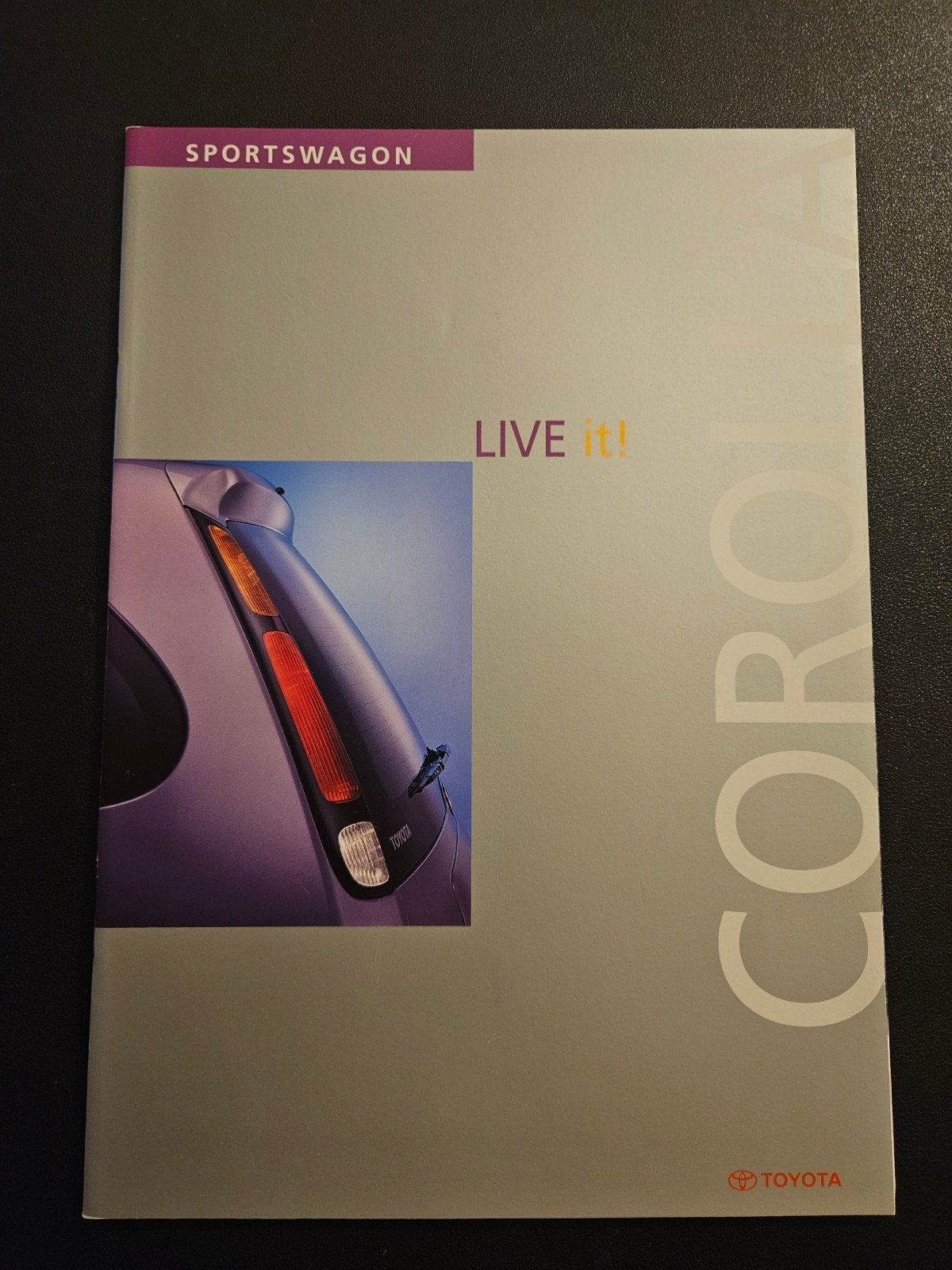 Brochure Toyota Corolla Sportswagon 1998, Ophalen of Verzenden, Zo goed als nieuw, Toyota