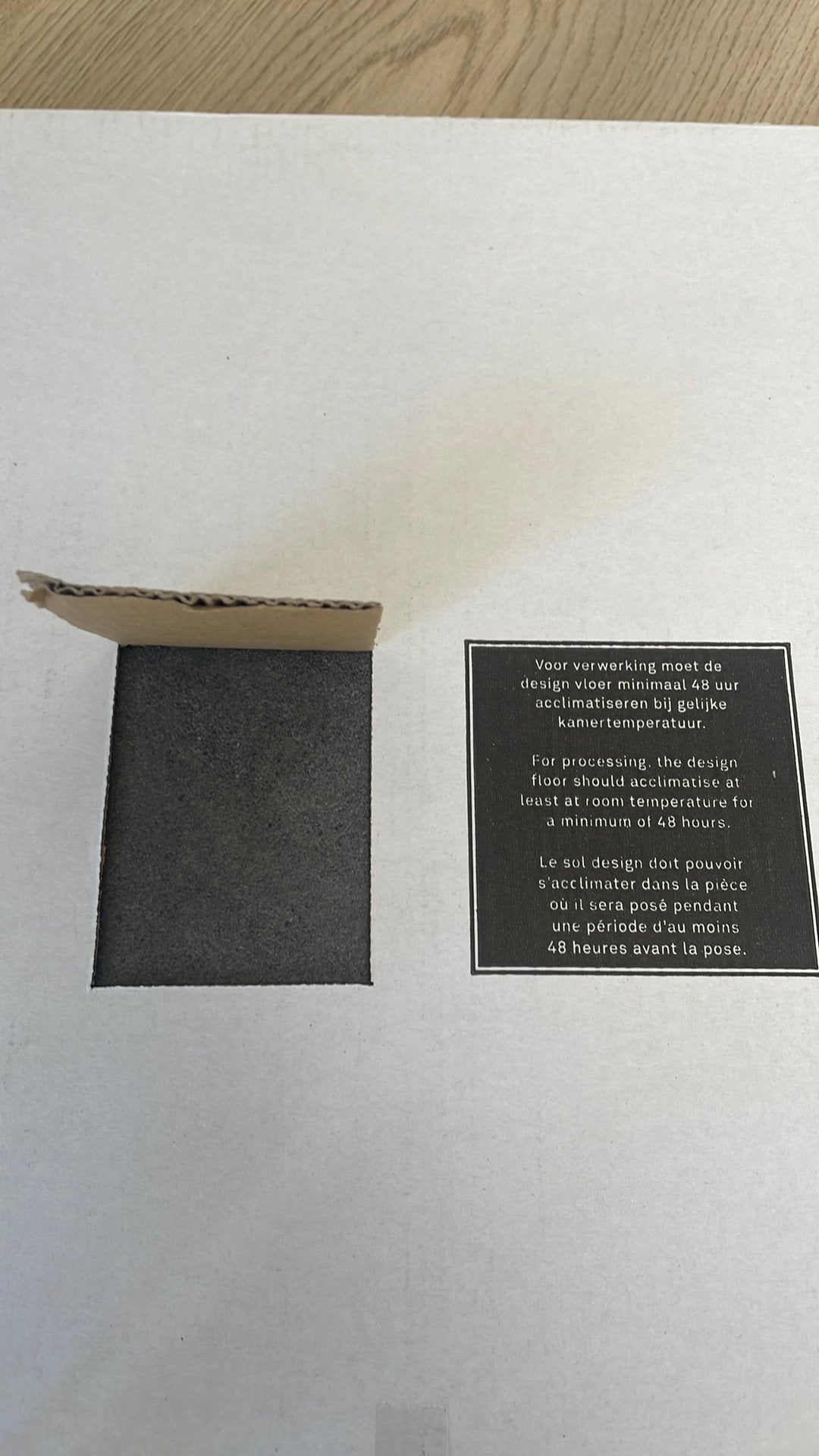 Nieuw! PVC tegels, klik, antraciet, 80-40, Ophalen, Nieuw