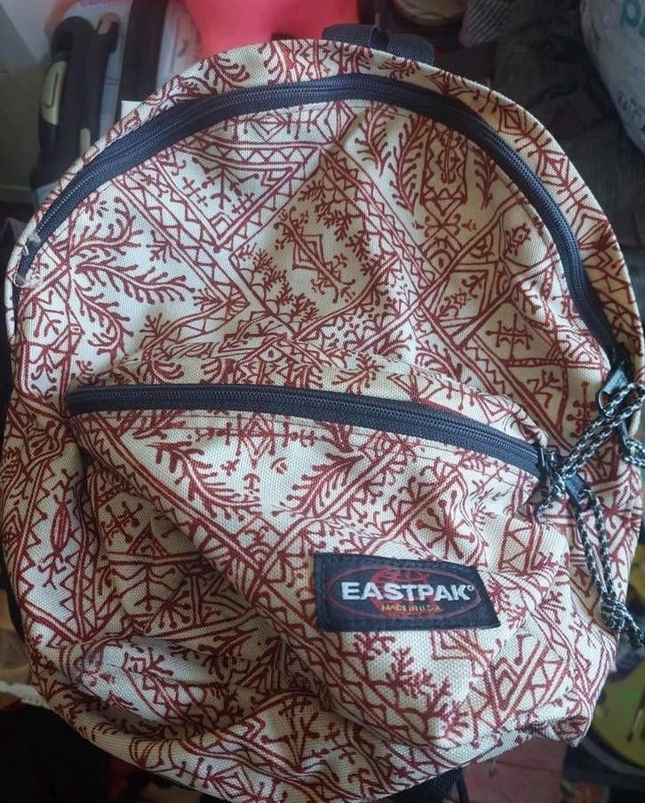 Eastpak rugzak met uniek patroon, Ophalen of Verzenden, Zo goed als nieuw, Schoudertas
